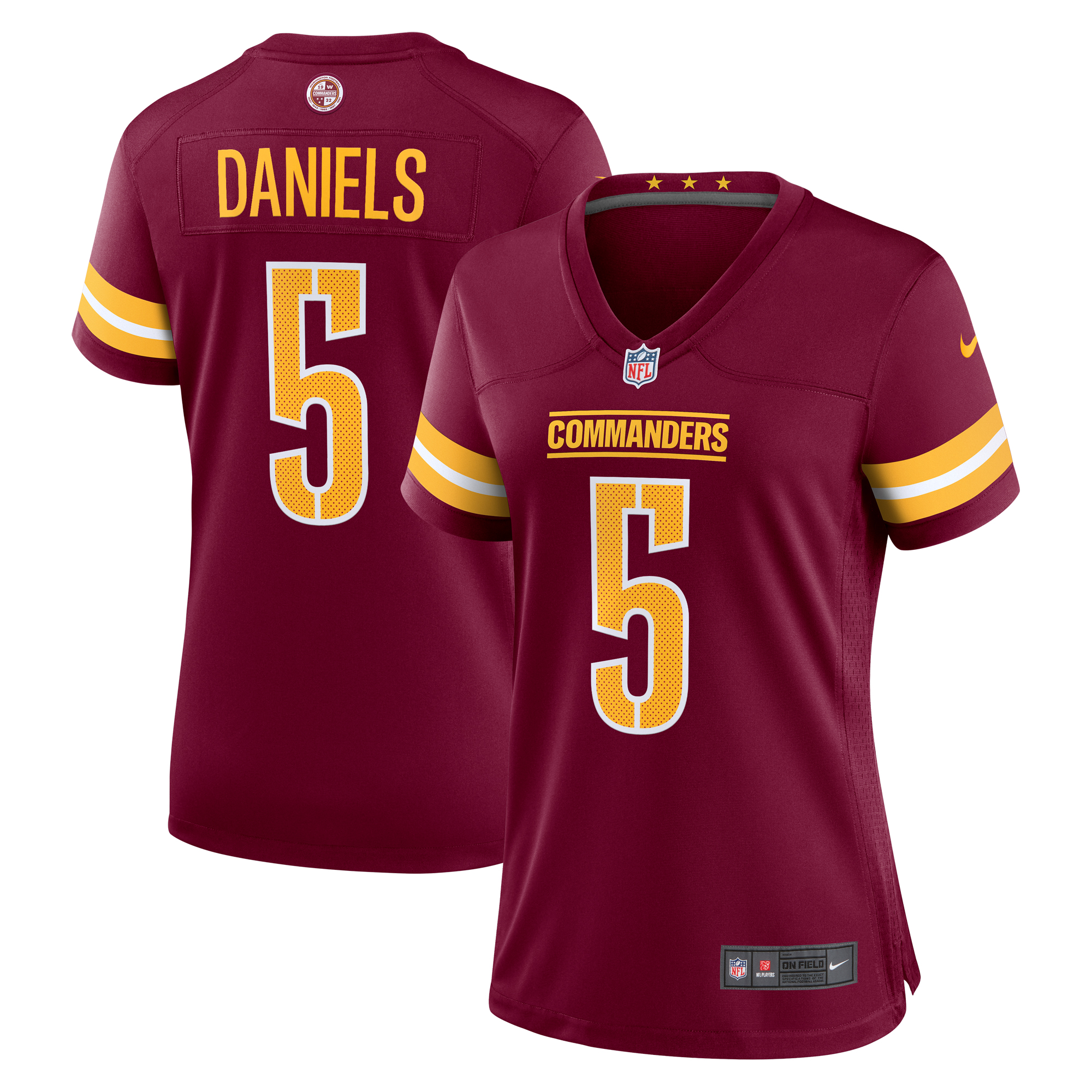 Women's Washington Commanders Jayden Daniels Nike Burgundy  Player Game Jersey